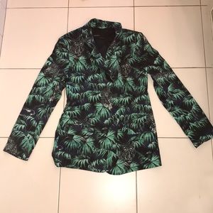 Blazer with Colorful Designs